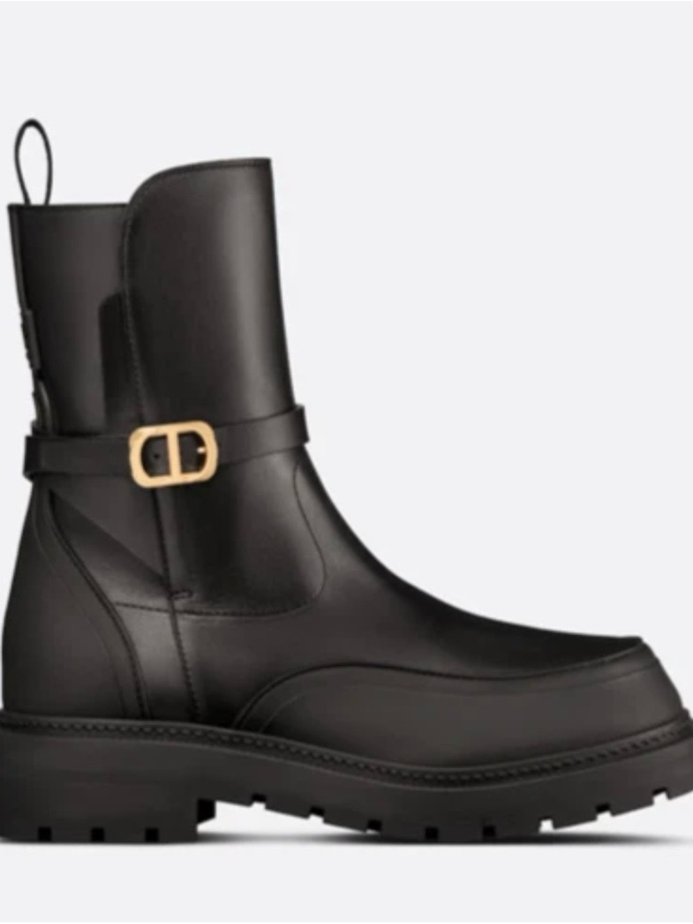 Christian Dior Empreinte Calf Skin Ankle Boots